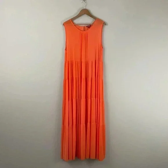 knee length dresses for ladies Benedetta Long Sleeve Dress Pink main image 1